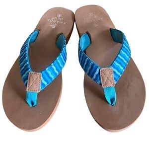 Amanda Blu Size 8 Flip Flops